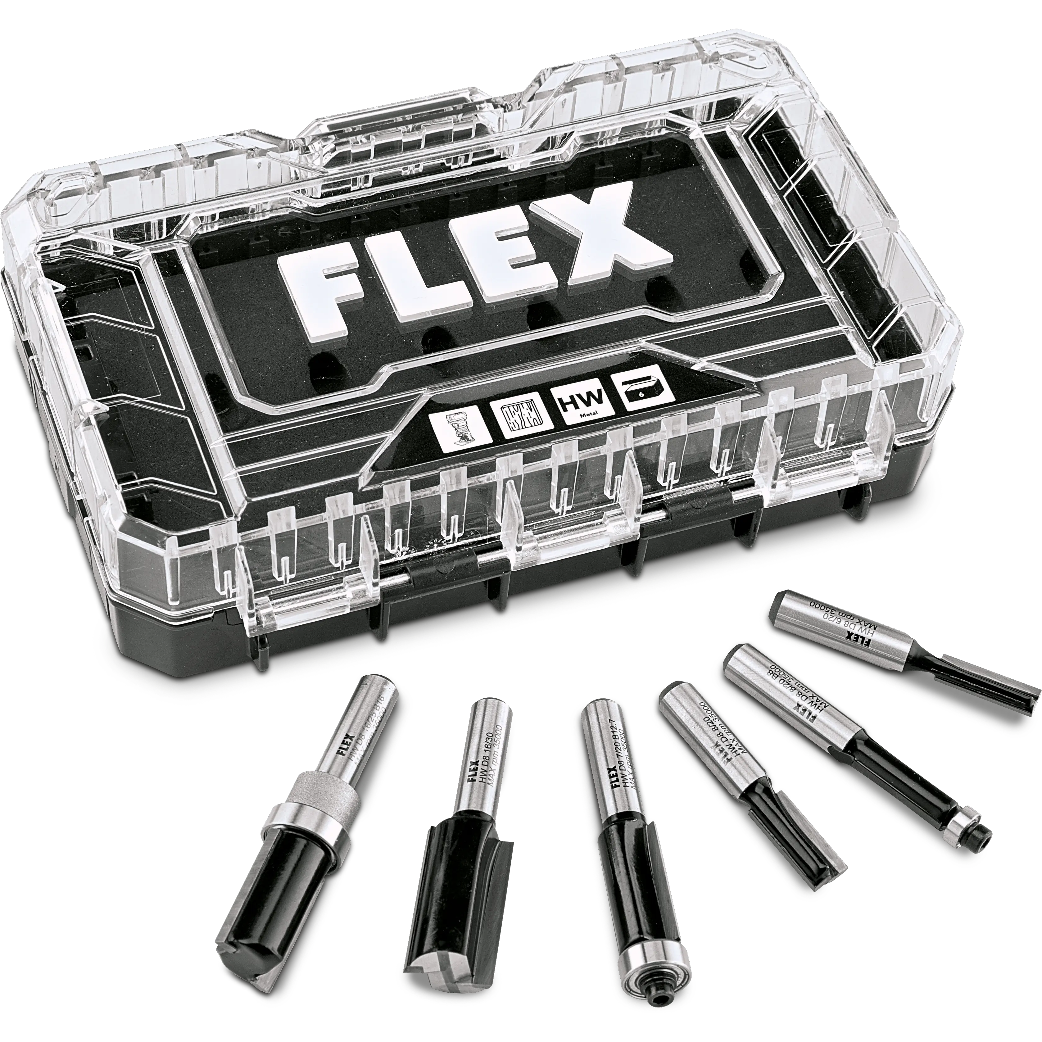 Flex-tools Accessoires 334308 D125-XS PU-P40 VE25 Papier abrasif